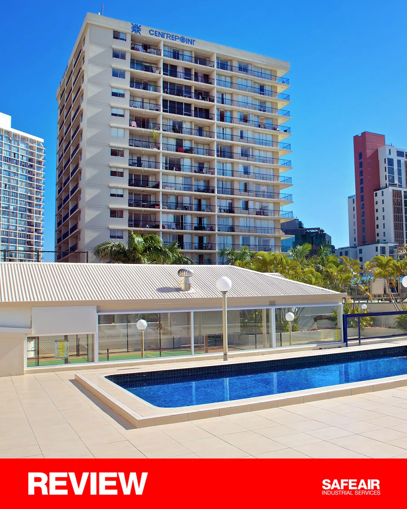 REVIEW: Centrepoint Resort - Surfers Paradise, Queensland - 2nd Clean!
⠀⠀⠀
Number of apartments deep-cleaned – 119
⠀⠀⠀
Q. Have you noticed an improvement in exhaust airflow since performing a deep-clean of the system?
A. Yes
⠀⠀⠀
Q. How would you rate the improvement of airflow? (out of 10 with 10 being the highest).
A. 10
⠀⠀⠀
Q. How would you rate the quality of workmanship in general? (out of 10 with 10 being the highest).
A. 10
⠀⠀⠀
Q. Were there any reported complaints or disruptions from guests and/or tenants during the deep-clean?
A. No
⠀⠀⠀
Q. Would you recommend SafeAir to other accommodation providers?
A. Yes
⠀⠀⠀
Q. How would rate the overall service provided by SafeAir? (out of 10 with 10 being the highest).
A. 10
⠀⠀⠀
Q. Will you be recommending to the Body Corporate Committee and/or Management team that future exhaust ventilation system maintenance forms part of planned/preventative maintenance program?
A. Yes
⠀⠀⠀
Additional feedback, testimonial or comment:
⠀⠀⠀
This is our second time for using Safeair for our ventilation cleaning, with no issues at all.
⠀⠀⠀
💥 safeair.com.au/free-quote
📞 (07) 5562 0028
✉️ info@safeair.com.au
🌏 safeair.com.au
⠀⠀⠀
#surfersparadise #broadbeach #sunshinecoast #goldcoast #ventilationsystems